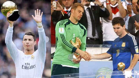Ronaldo đang có rất nhiều cơ hội để bảo vệ thành công danh hiệu QBV, dù hai đối thủ Messi và Neuer cũng nặng ký