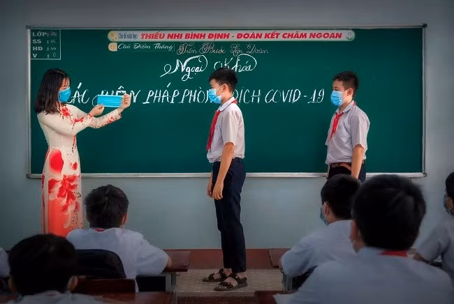 Tác phẩm “Tiết học ngoại khóa” của tác giả Trần Hưng Đạo đoạt giải Nhì. Ảnh: NVCC.