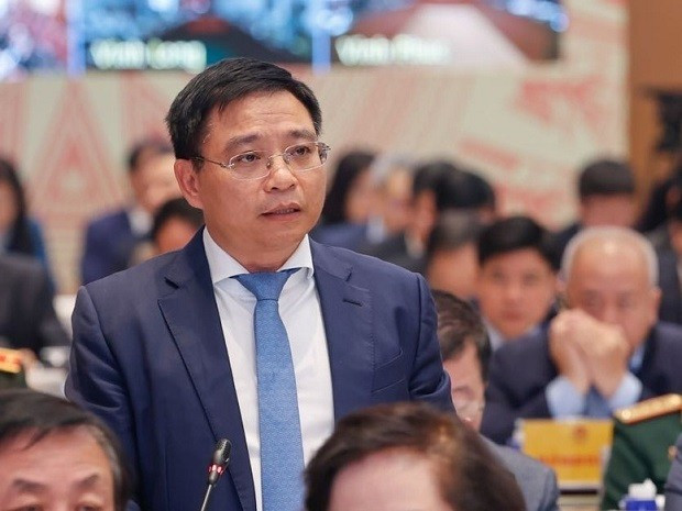 Bộ trưởng Bộ Tài chính Nguyễn Văn Thắng phát biểu tại Hội nghị. (Ảnh: VGP) Bộ trưởng Bộ Tài chính Nguyễn Văn Thắng phát biểu tại Hội nghị. (Ảnh: VGP)