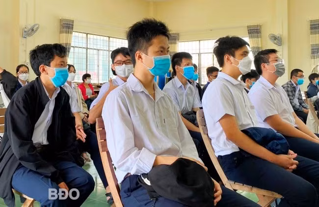 Học sinh của tỉnh tham dự kỳ thi học sinh giỏi quốc gia năm 2022.