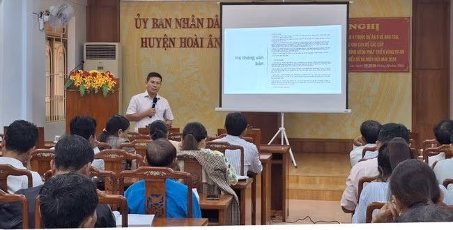 Quang cảnh lớp tập huấn. Ảnh: N.H.