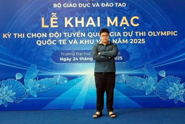 Thí sinh Lê Kiến Thành. Ảnh: GĐCC. Thí sinh Lê Kiến Thành. Ảnh: GĐCC.