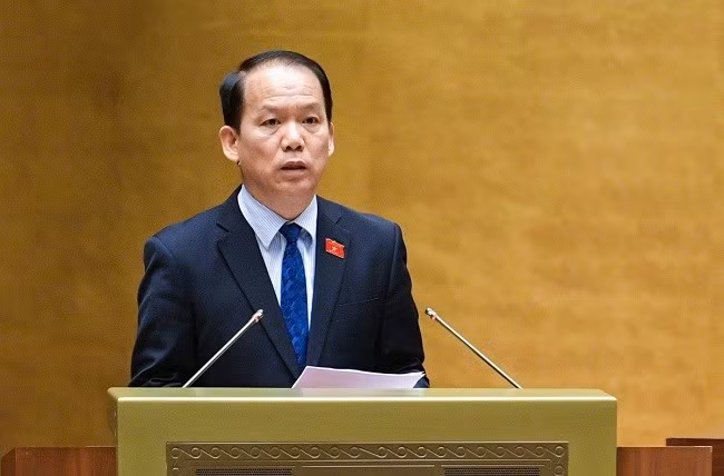 Chủ nhiệm Ủy ban Pháp luật và Tư pháp Hoàng Thanh Tùng. Ảnh: Media Quốc hội.