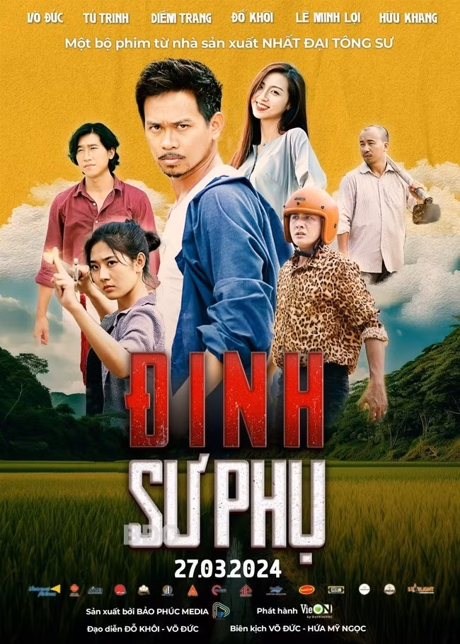Poster ra mắt phim Đinh sư phụ. Ảnh: Bảo Phúc Media