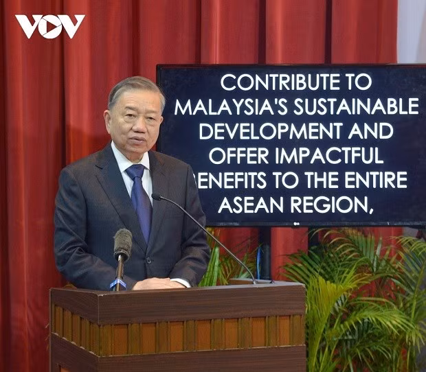 Tổng Bí thư Tô Lâm phát biểu tại Trường Đại học Malaya, Malaysia