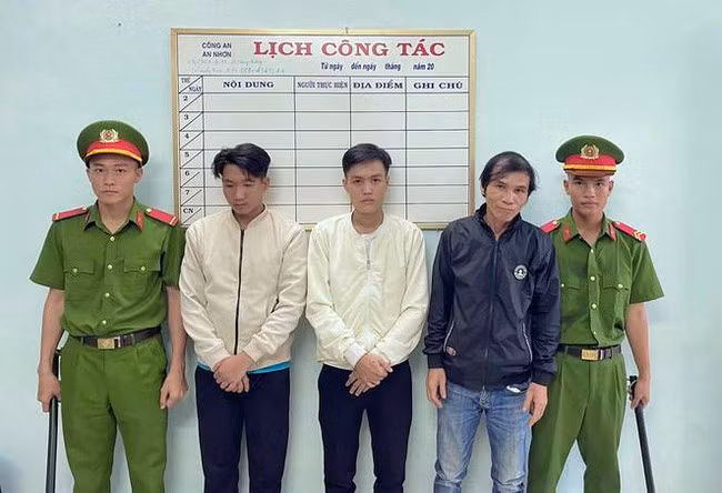 3 đối tượng tại cơ quan điều tra