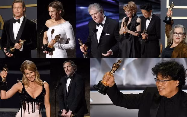 Các nghệ sĩ nhận tượng vàng Oscar lần thứ 92.