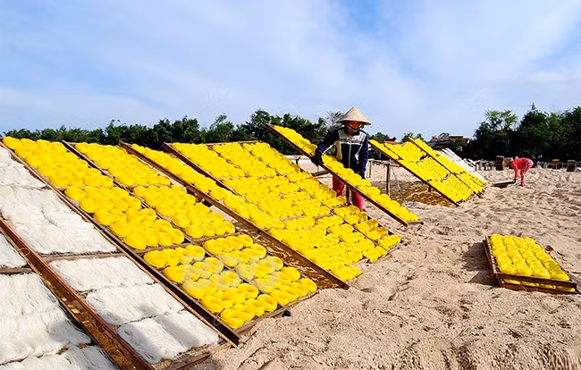 Làng nghề bún, bánh An Thái. Ảnh: NGỌC NHUẬN Làng nghề bún, bánh An Thái. Ảnh: NGỌC NHUẬN