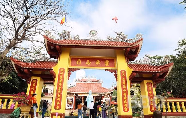 Chùa Linh Phong. Ảnh: HOÀI THU Chùa Linh Phong. Ảnh: HOÀI THU