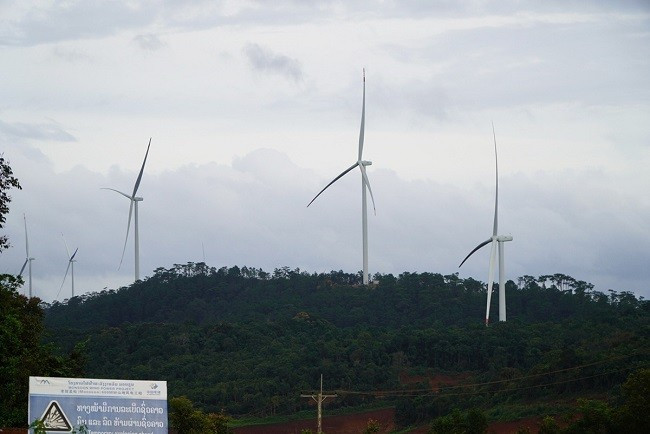 Dự án điện gió đầu tiên của Lào có công suất 600 MW sẽ hoàn thành vào quý II/2025