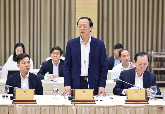 Thứ trưởng Bộ GD&ĐT Phạm Ngọc Thưởng trả lời tại cuộc họp. (Ảnh: Minh Đức/TTXVN) Thứ trưởng Bộ GD&ĐT Phạm Ngọc Thưởng trả lời tại cuộc họp. (Ảnh: Minh Đức/TTXVN)