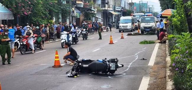 Hiện trường vụ việc.