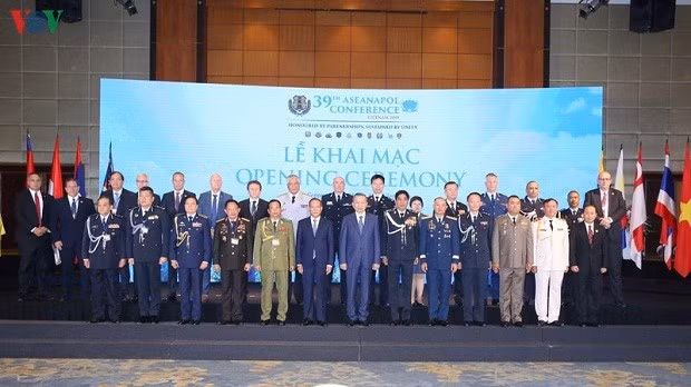 Các đại biểu dự Khai mạc hội nghị Tư lệnh Cảnh sát các nước Asean (Aseanapol)