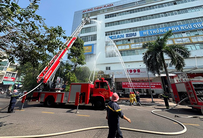 Quang cảnh buổi diễn tập. Ảnh: K.A