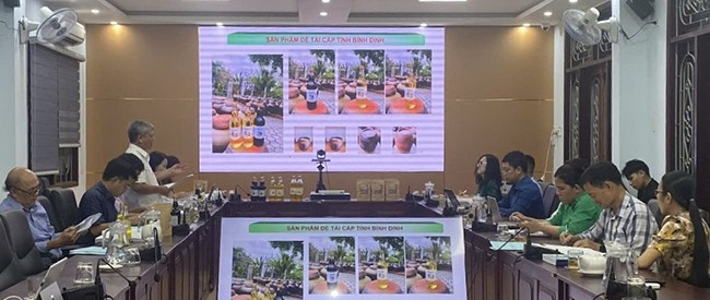 Quang cảnh nghiệm thu nhiệm vụ. Ảnh: TRỌNG LỢI