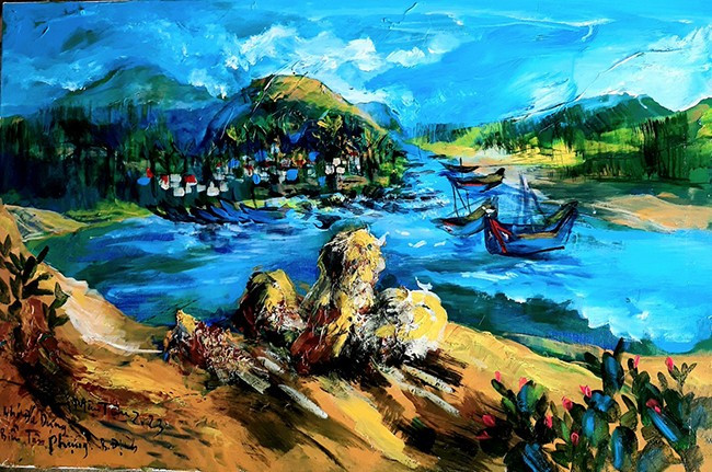 Động cát Đá Dựng đầu thôn Tân Phụng. Ảnh: NVCC