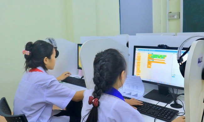 Các thí sinh tham dự Hội thi. Ảnh: D.L