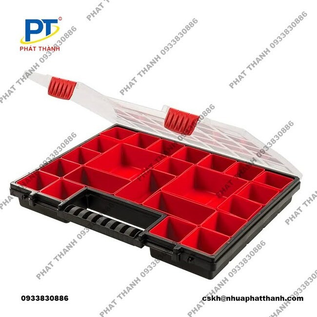 Khay linh kiện chia ngăn và có nắp