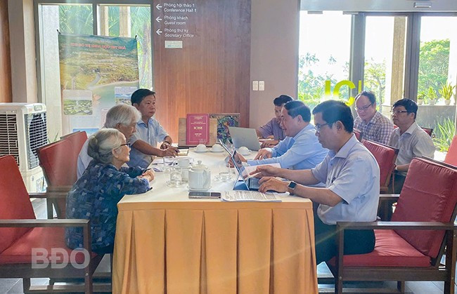 Quang cảnh buổi làm việc. Ảnh: ICISE