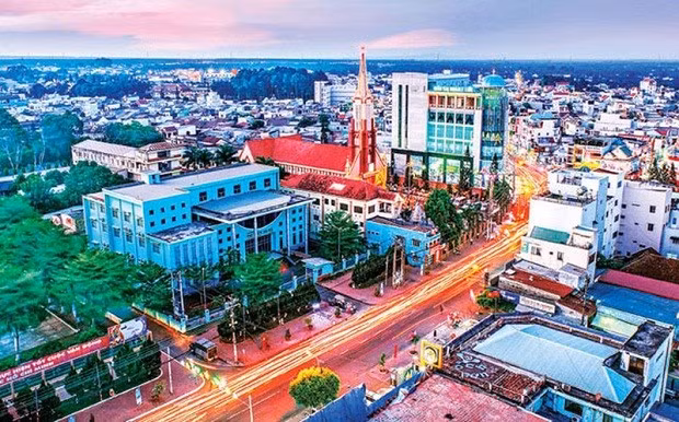 Một góc thành phố Long Khánh. (ảnh: Chinhphu.vn)