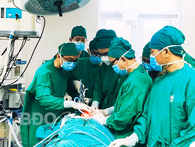 BVĐK tỉnh định hướng phát triển khoa Ung bướu hiện tại thành Trung tâm Ung bướu - Y học hạt nhân. Ảnh: M.H