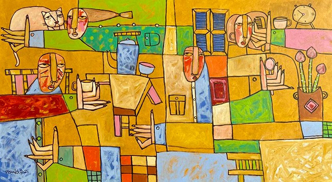 Tranh của họa sĩ TRƯƠNG ĐÌNH DUNG Tranh của họa sĩ TRƯƠNG ĐÌNH DUNG