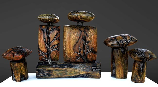 Tác phẩm Chuỗi mộng của nhà điêu khắc Lê Trọng Nghĩa. Ảnh: NVCC Tác phẩm Chuỗi mộng của nhà điêu khắc Lê Trọng Nghĩa. Ảnh: NVCC