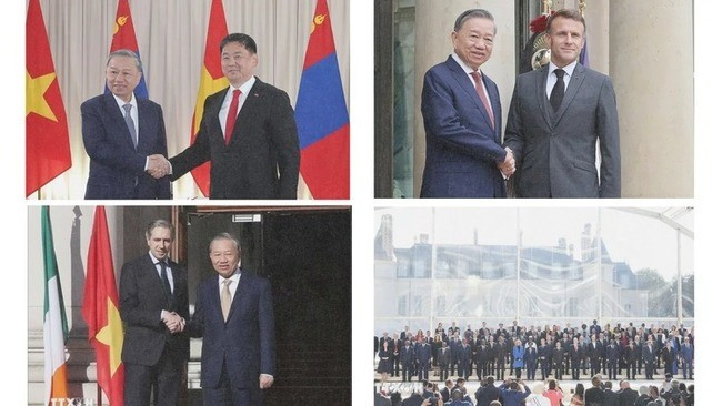 Chuyến công tác đối ngoại đa phương vừa qua của đồng chí Tổng Bí thư, Chủ tịch nước Tô Lâm là minh chứng thuyết phục về đường lối ngoại giao đúng đắn, ổn định và bền vững mà Việt Nam đang lựa chọn. Chuyến công tác đối ngoại đa phương vừa qua của đồng chí Tổng Bí thư, Chủ tịch nước Tô Lâm là minh chứng thuyết phục về đường lối ngoại giao đúng đắn, ổn định và bền vững mà Việt Nam đang lựa chọn.