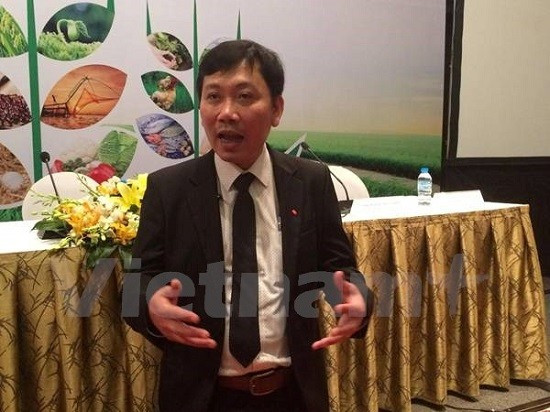 Viện trưởng IPSARD Nguyễn Đỗ Anh Tuấn cho rằng cần xây dựng thương hiệu cho nông sản để tăng khả năng cạnh tranh. (Ảnh: Thanh Tâm/Vietnam+)