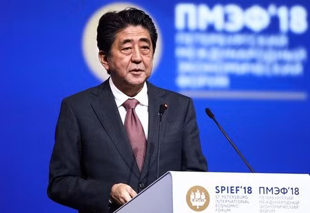 Thủ tướng Nhật Bản Shinzo Abe ca ngợi các tuyển thủ tại World Cup 2018 - Ảnh chụp màn hình.