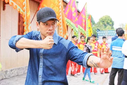 Diễn viên Bình Minh trong phim Thề không gục ngã