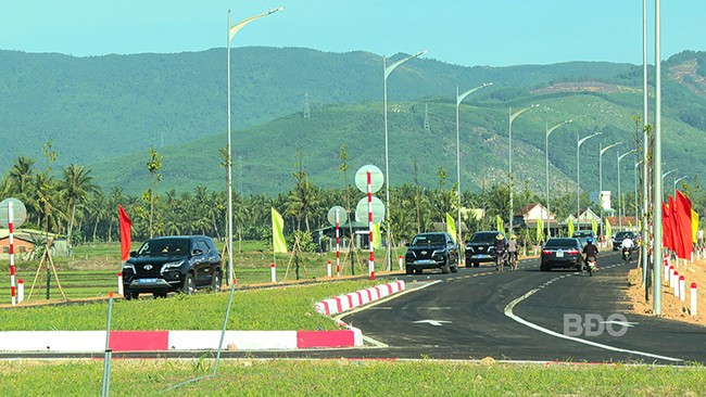 Đường kết nối đường 26.3, phường Tam Quan đến Cụm công nghiệp Hoài Châu.