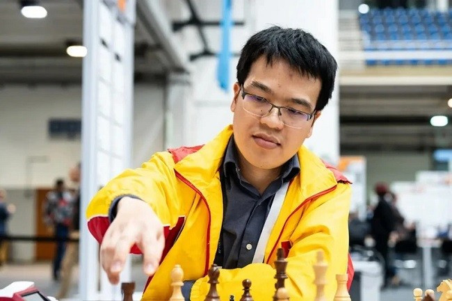 Lê Quang Liêm có lần thứ 6 vô địch Titled Tuesday. (Ảnh: Liên đoàn Cờ Việt Nam) Lê Quang Liêm có lần thứ 6 vô địch Titled Tuesday. (Ảnh: Liên đoàn Cờ Việt Nam)