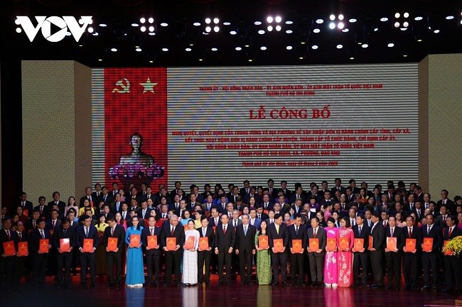 Các đại biểu tại Lễ công bố.