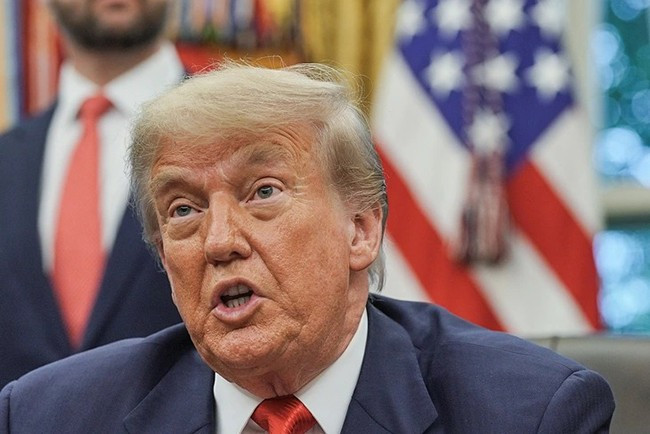 Tổng thống Mỹ Donald Trump - Ảnh: REUTERS