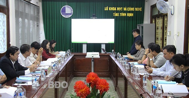 Quang cảnh nghiệm thu nhiệm vụ. Ảnh: TRỌNG LỢI