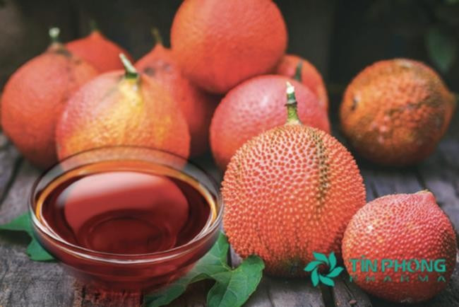 Ảnh: Dầu gấc chứa lượng lớn beta caroten