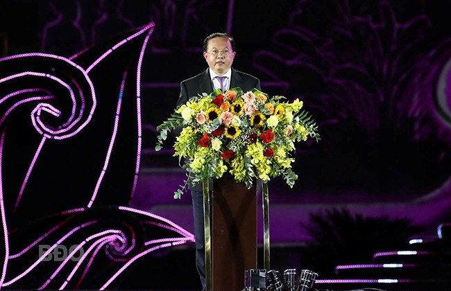 Thứ trưởng Bộ VH-TT&DL Tạ Quang Đông phát biểu tại sự kiện. Thứ trưởng Bộ VH-TT&DL Tạ Quang Đông phát biểu tại sự kiện.