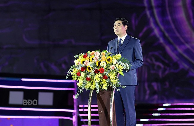 Phó Chủ tịch UBND tỉnh Lâm Hải Giang phát biểu chào mừng tại sự kiện. Phó Chủ tịch UBND tỉnh Lâm Hải Giang phát biểu chào mừng tại sự kiện.