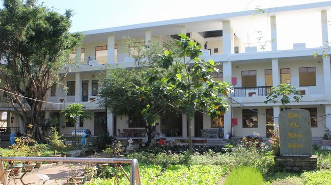 Hai dãy nhà được sửa chữa, nâng tầng đang vào giai đoạn hoàn thiện cuối cùng. Ảnh: N.T Hai dãy nhà được sửa chữa, nâng tầng đang vào giai đoạn hoàn thiện cuối cùng. Ảnh: N.T