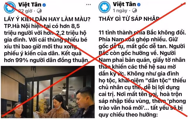 Những thông tin chống phá "cách mạng tinh gọn bộ máy" thường xuyên xuất hiện trên không gian mạng. Những thông tin chống phá "cách mạng tinh gọn bộ máy" thường xuyên xuất hiện trên không gian mạng.