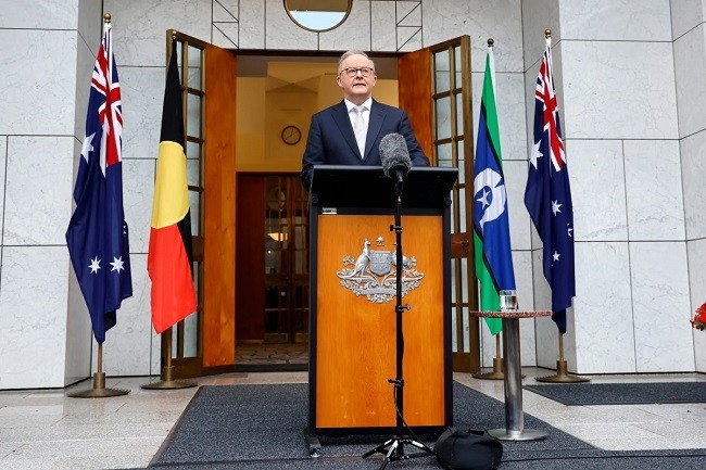 Thủ tướng Australia Anthony Albanese. Nguồn: Hilary Wardhaugh
