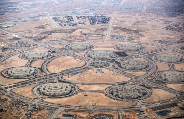 Khu vực xây dựng thủ đô hành chính mới của Ai Cập. Ảnh: AFP Khu vực xây dựng thủ đô hành chính mới của Ai Cập. Ảnh: AFP