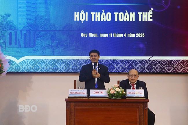 Các đơn vị thành viên tham gia trao đổi, thảo luận tại hội thảo. Ảnh: HỒ ĐIỂM