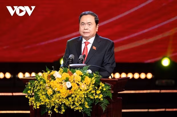 Chủ tịch Quốc hội Trần Thanh Mẫn phát biểu