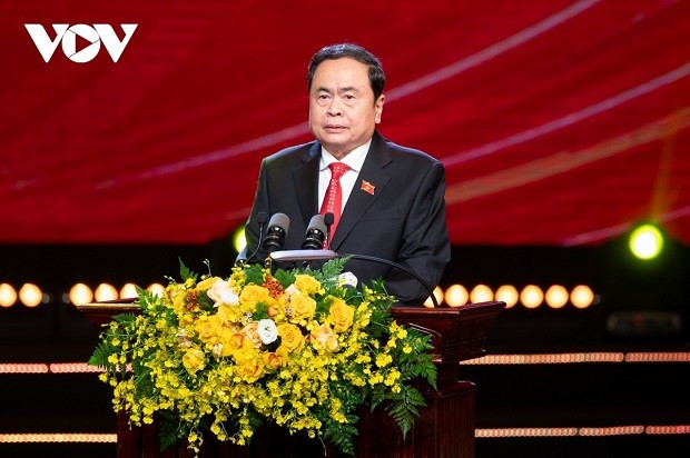 Chủ tịch Quốc hội Trần Thanh Mẫn phát biểu