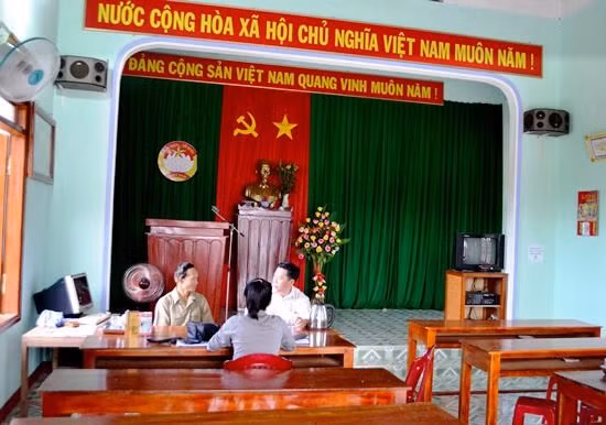 Nhà văn hóa thôn Thiện Đức Đông, xã Hoài Hương.