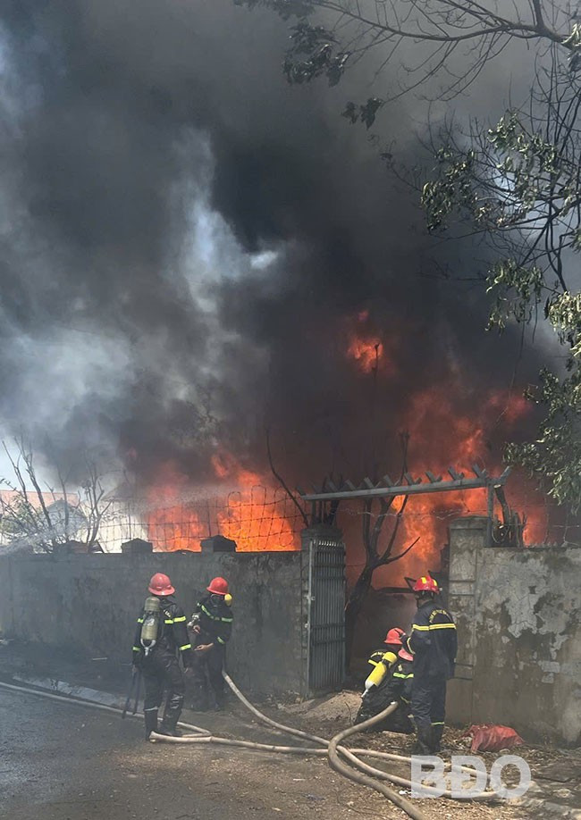 Hiện trường vụ cháy. Ảnh: CA cung cấp. Hiện trường vụ cháy. Ảnh: CA cung cấp.