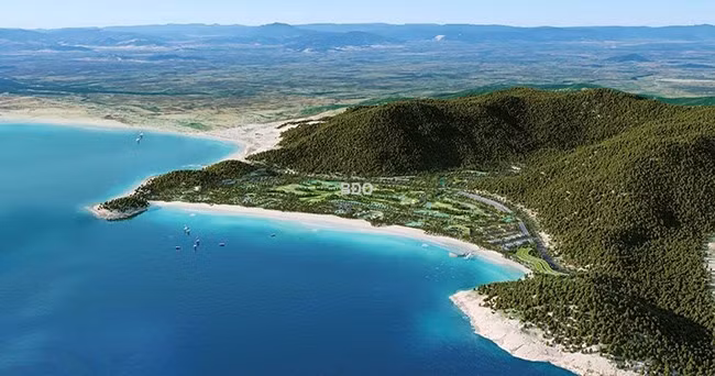 Phối cảnh Dự án khu nghỉ dưỡng cao cấp Cát Hải Bay. Ảnh: T.SỸ