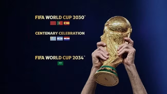 FIFA chốt xong chủ nhà World Cup 2030 và 2034. FIFA chốt xong chủ nhà World Cup 2030 và 2034.